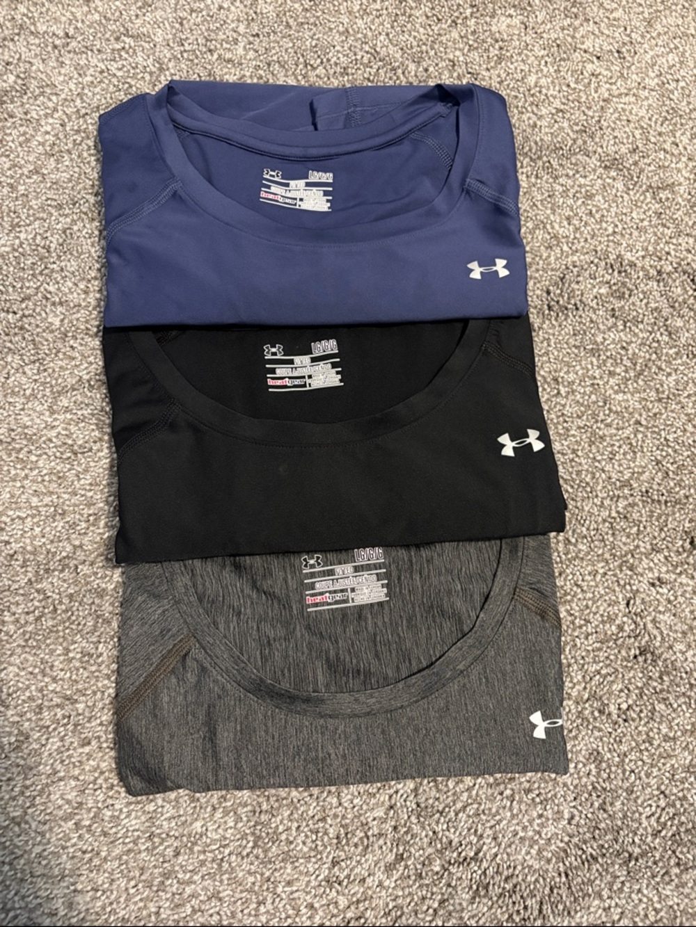 Under Armour Women’s Short Sleeve Tech Tees - Navy, Black, Charcoal